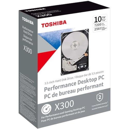 X300 3.5" 7200rpm 256MB SATA 6Gb/s (HDWR11AXZSTA) - 10TB