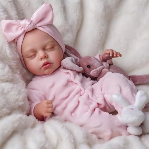 BABESIDE Reborn Baby Doll - 12 Inch Vinyl Full Body Preemie Gift Set Ages 3+