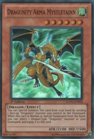 Yu-Gi-Oh! Dragunity Arma Mystletainn SDDL-EN002 - 1st Edition