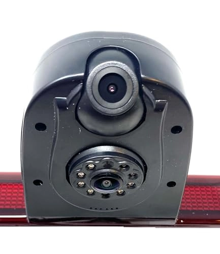 Dual Rear View Parking Reversing Brake Light Camera - Wired