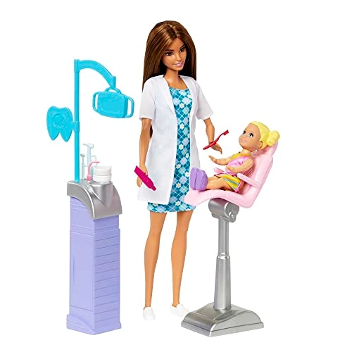 Careers Dentist Doll and Playset - 2 Dolls Ages 3+