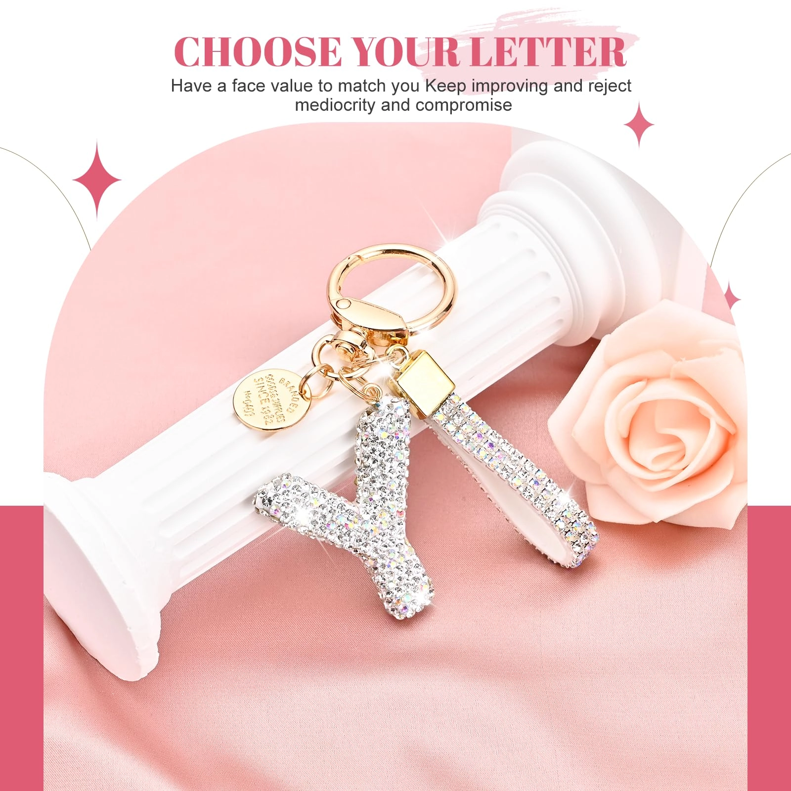 Initial Letter Keychain