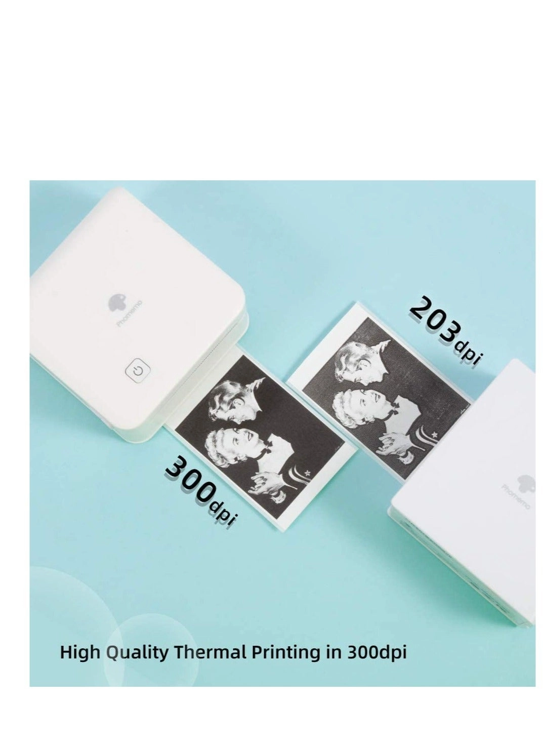 Mini Printer M02PRO - 300 DPI White