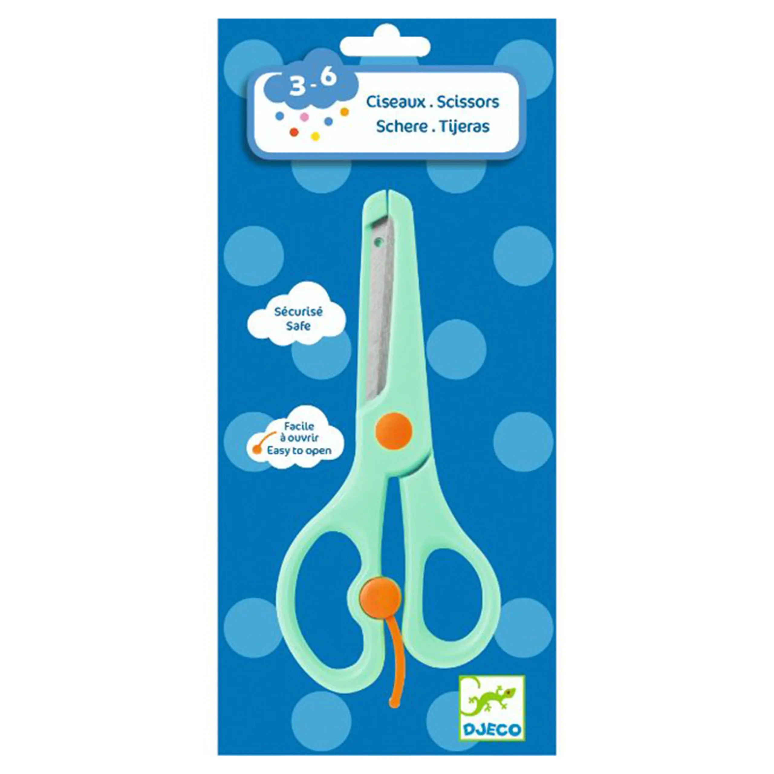 DJECO Scissors For Little Ones - Suitable for 3 years & above