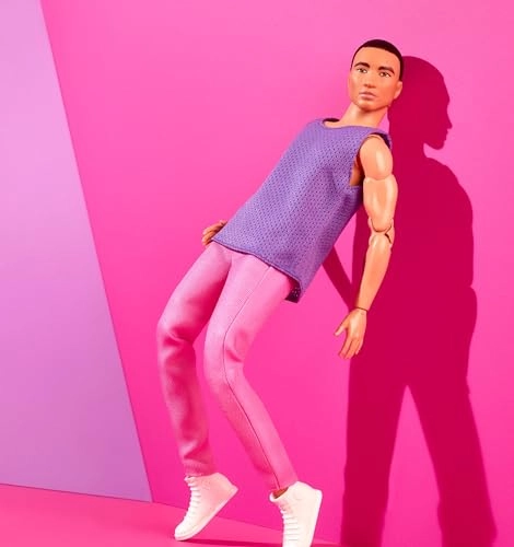 Ken Doll - Black Hair Color Block Outfit Ages 6+