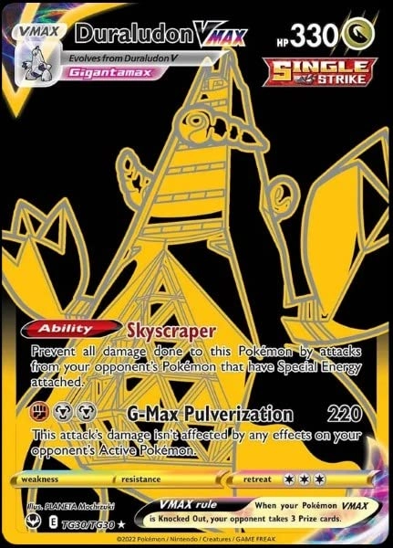 Pokmon Duraludon Vmax TG30/TG30 - Silver Tempest Trainer Gallery Ultra Rare