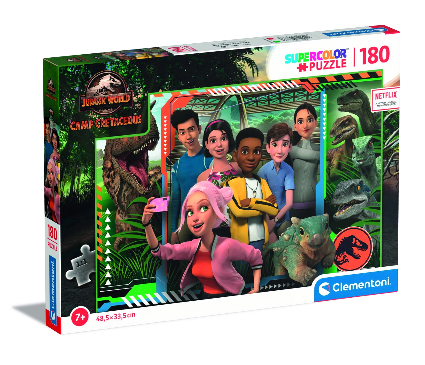 Clementoni Jurassic World Puzzle (527-29106) - 180 pcs