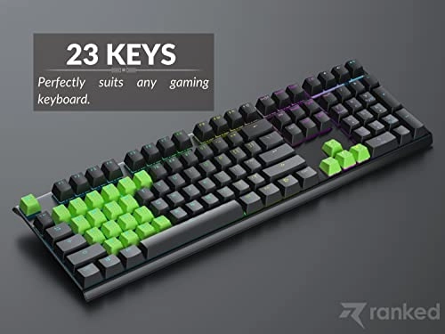 Rubber Keycap Set - OEM Profile Pistachio 23 Keys