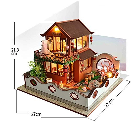 Dollhouse Miniature DIY House Kit - 1:24 Scale