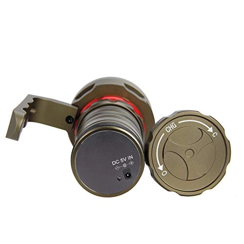 Diving Flashlight - about 75 degrees
