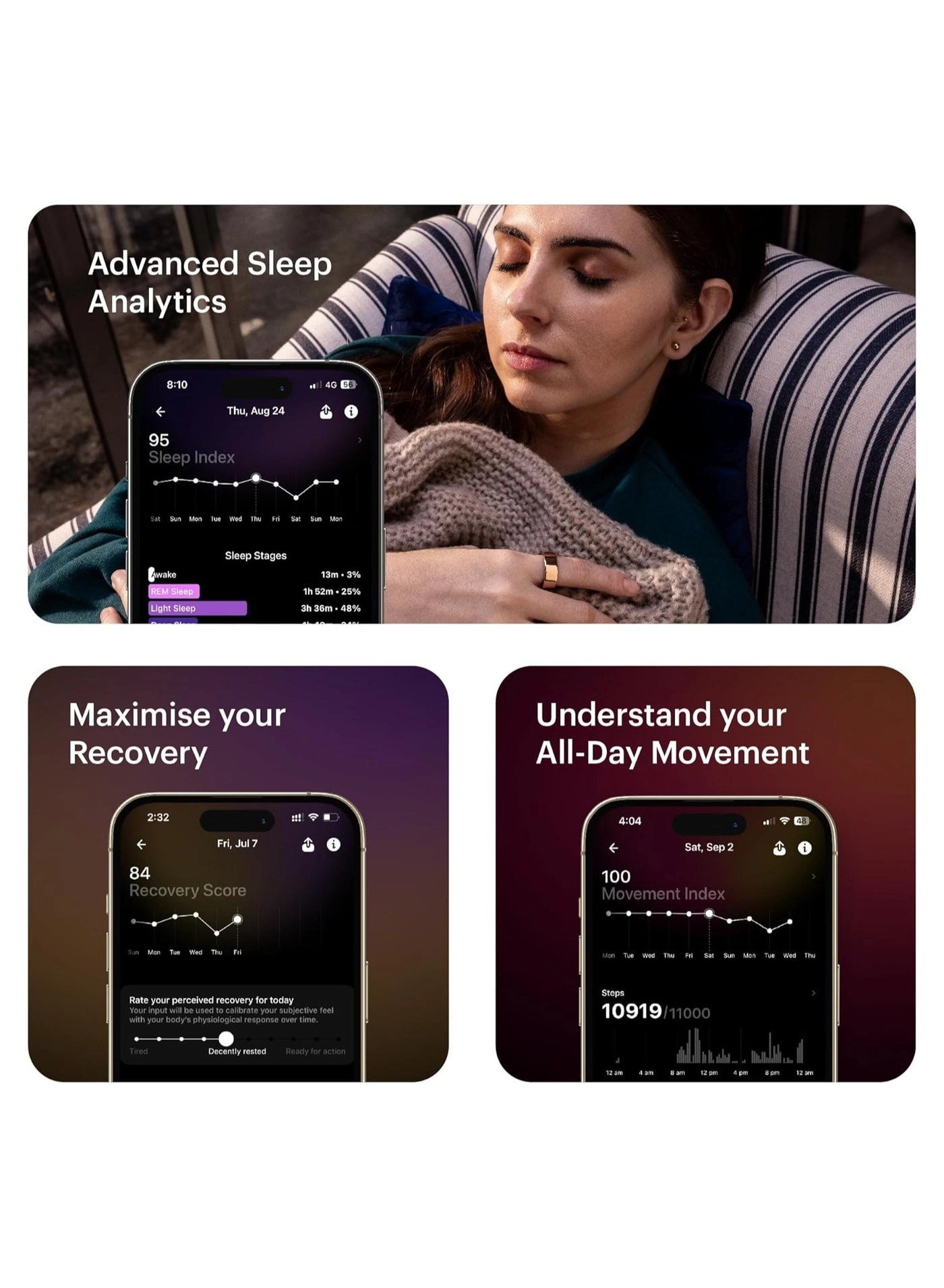 Ring AIR - Size 7 Space Silver