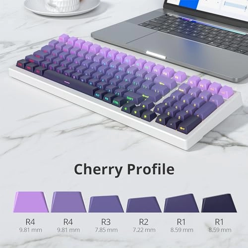 142 Key Cherry Profile Keycap Set - PBT Translucent Characters