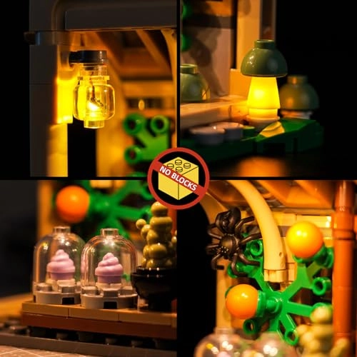 76445 Herbology Class - LED Light Set Compatible with Lego Hogwarts Castle