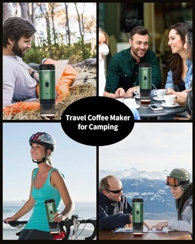 Portable Electric Espresso Machine - 60 Milliliters Ground Coffee & NS Capsules