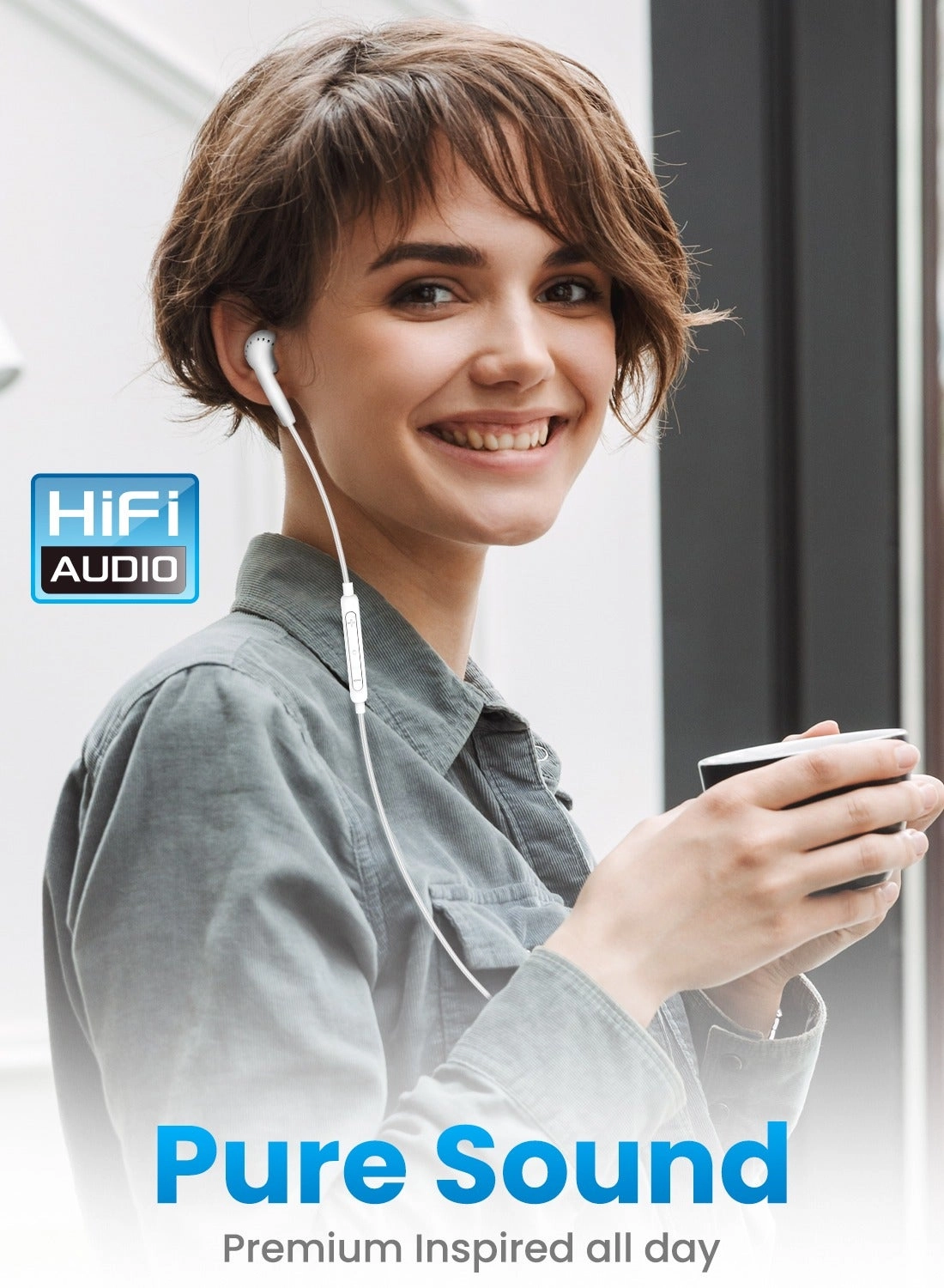 Wired Mono Stereo Earphone