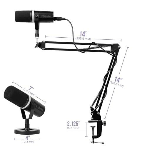 WF-BROADCASTBOOM-MIC USB+XLR Microphone