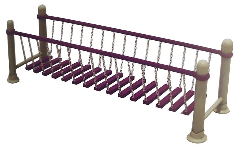 Gambol Outdoors Balance Swinging Walking Trail Bars - Blue 3+