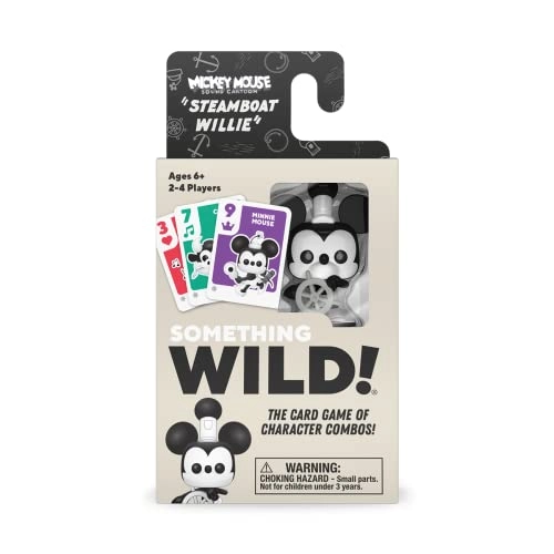 Something Wild! Disney Mickey Mouse with Steamboat Willie Pocket Pop! Card Game