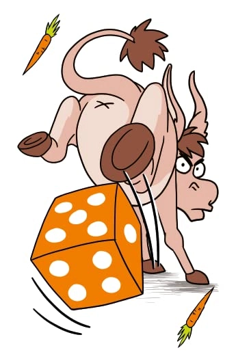 Double Donkey - Dice and Card Game (German)