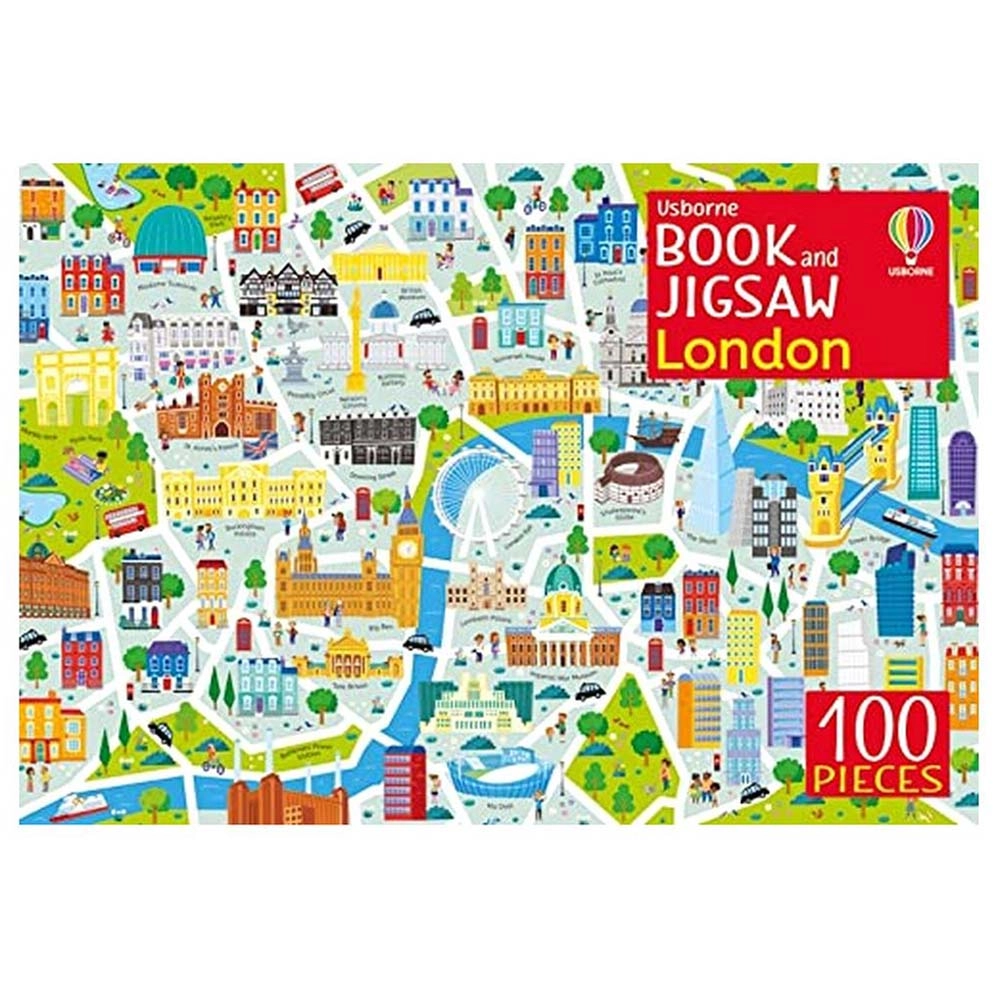 Book and Jigsaw London - Suitable for 5 years & above 100 pieces