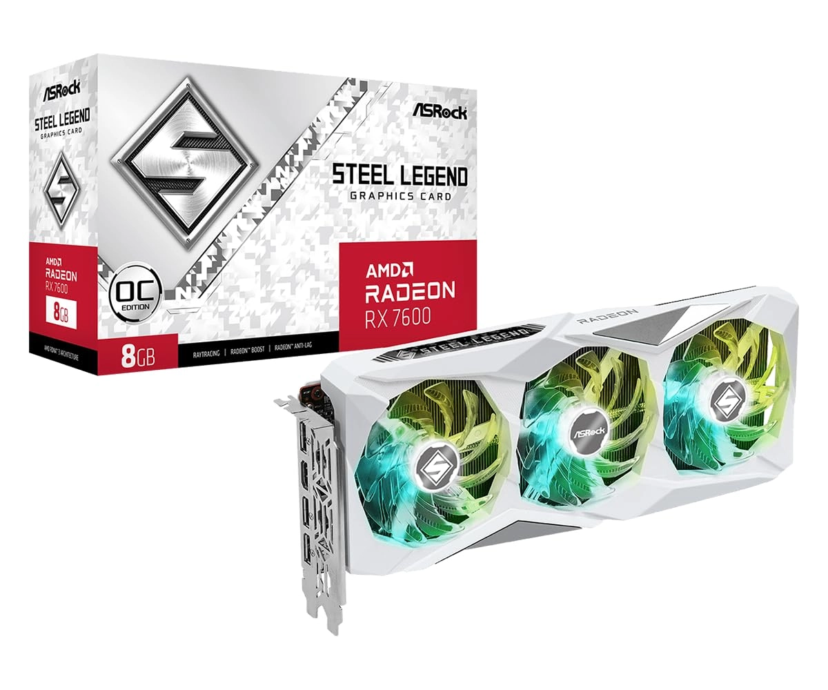 Asrock Radeon RX 7600 Steel Legend - 8GB