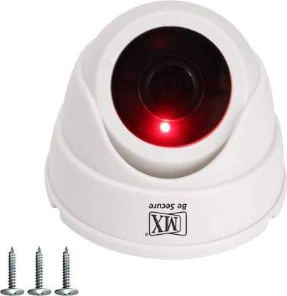 Dummy Security Camera - Wireless Dome Flashing Light