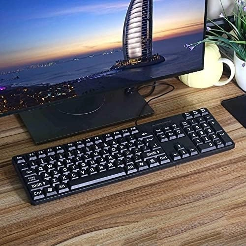 Computer Keyboard - AR/EN Wired