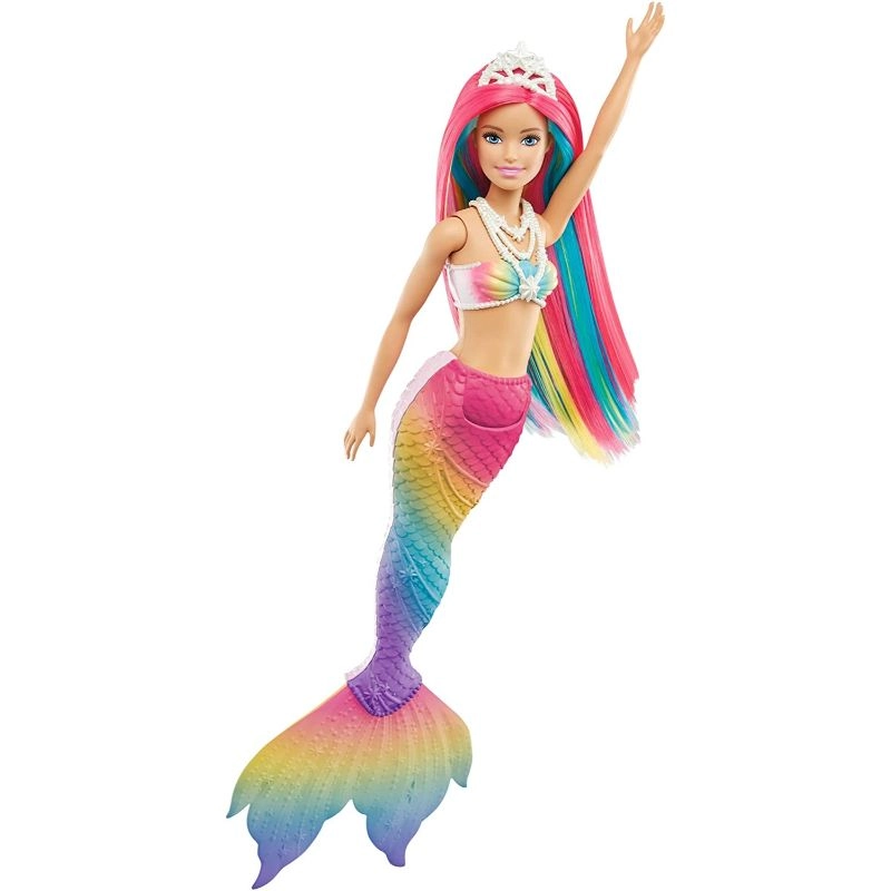 Barbie Dreamtopia Rainbow Magic Mermaid - Rainbow Hair Water-Activated Color Change Ages 3+