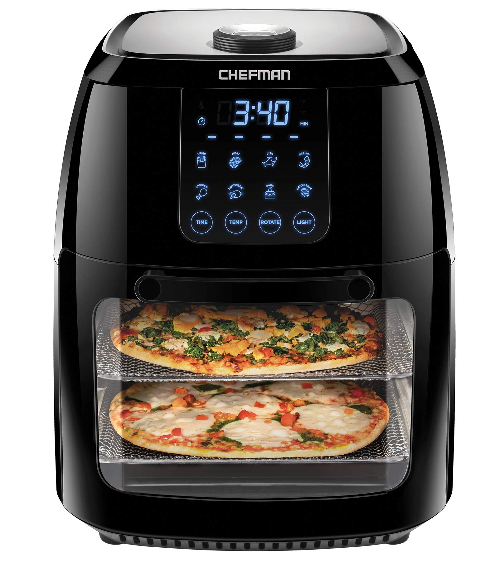 ChefmanTurboFry Touch Easy-View RJ38-4TW-BLK-DS-EU