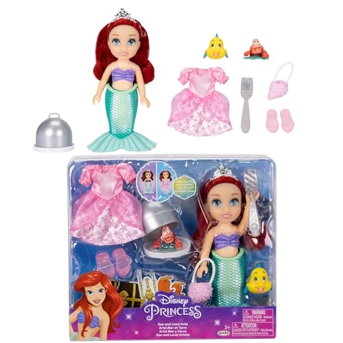 Ariel Doll - 6 TALL Plastic Sea to Land Ages 3+