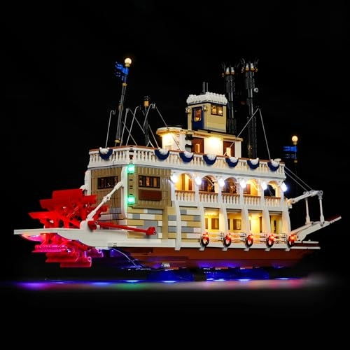 Light Kit for LEGO Ideas River Steamboat 21356