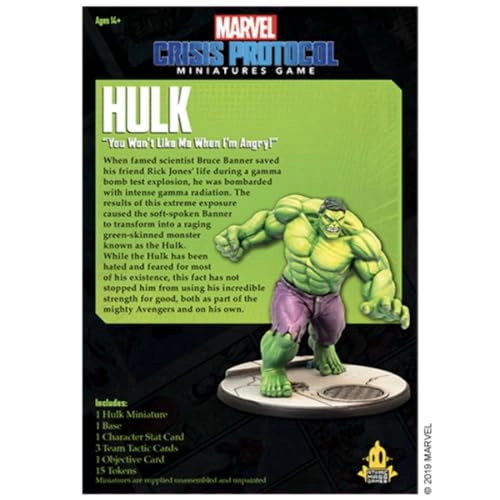 Marvel Crisis Protocol: Hulk Character Pack - Miniatures Game