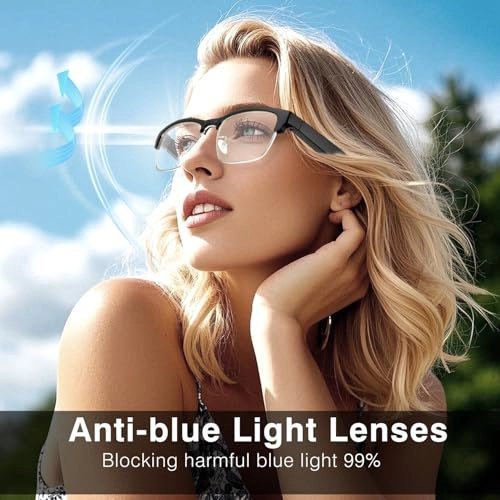 Smart Glasses - Bluetooth 5.3 164+Languages Real-time Translation