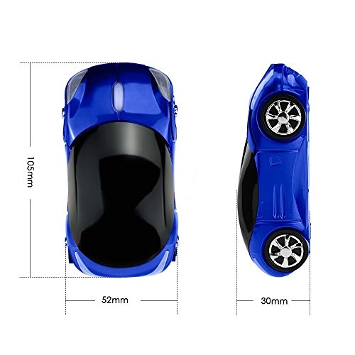 Car Shape Ergonomic Optical Mouse - Wireless