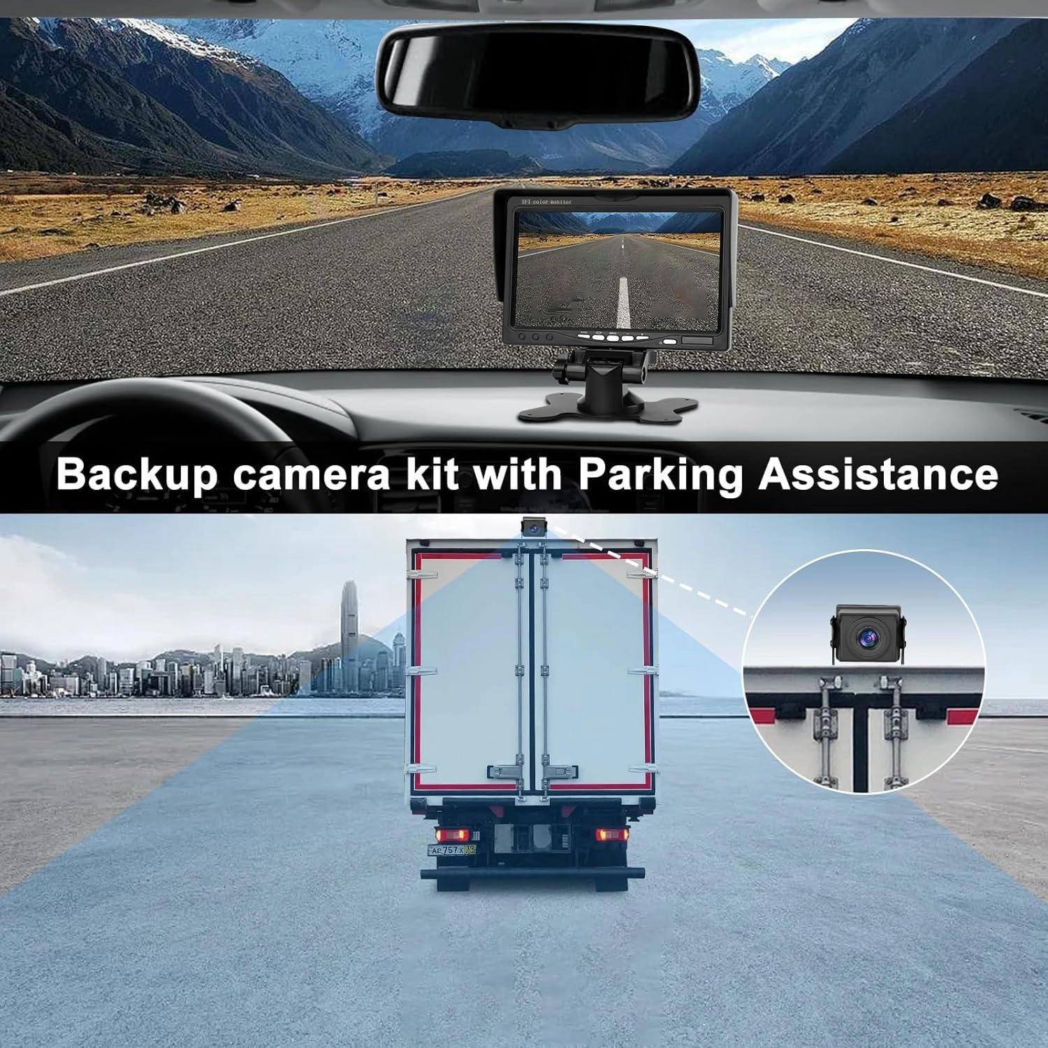 Truck RV Backup Camera - wired 1080p