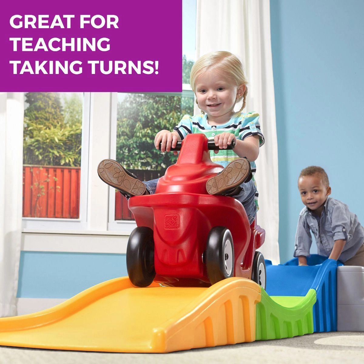 Up & Down Roller Coaster - Over 10 feet (3 meters) track Suitable for ages 2 - 5 years