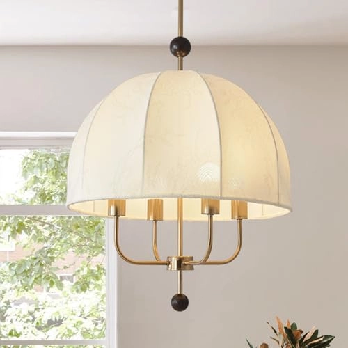 4 Lights Dome Chandelier - Dimmable