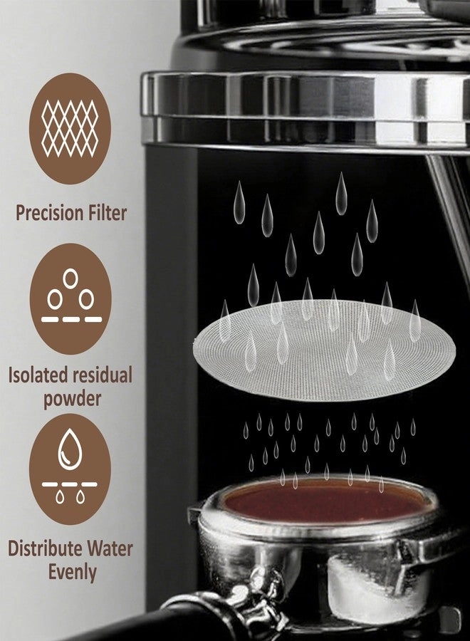 Espresso Tamper - 53.3mm Spring-Loaded + WDT Tool - 6-needle + Puck Screen - 53mm