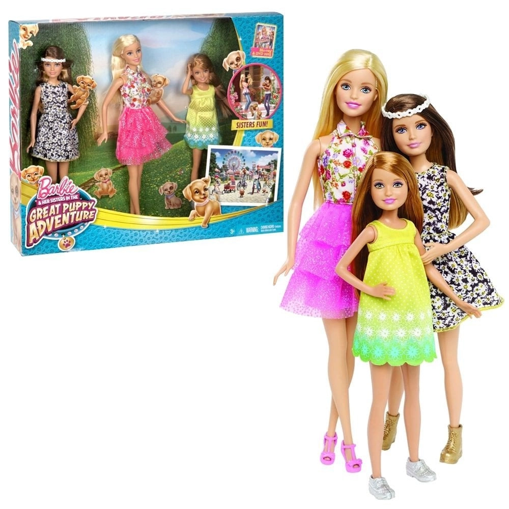 Barbie Doll + Skipper Doll + Stacie Doll