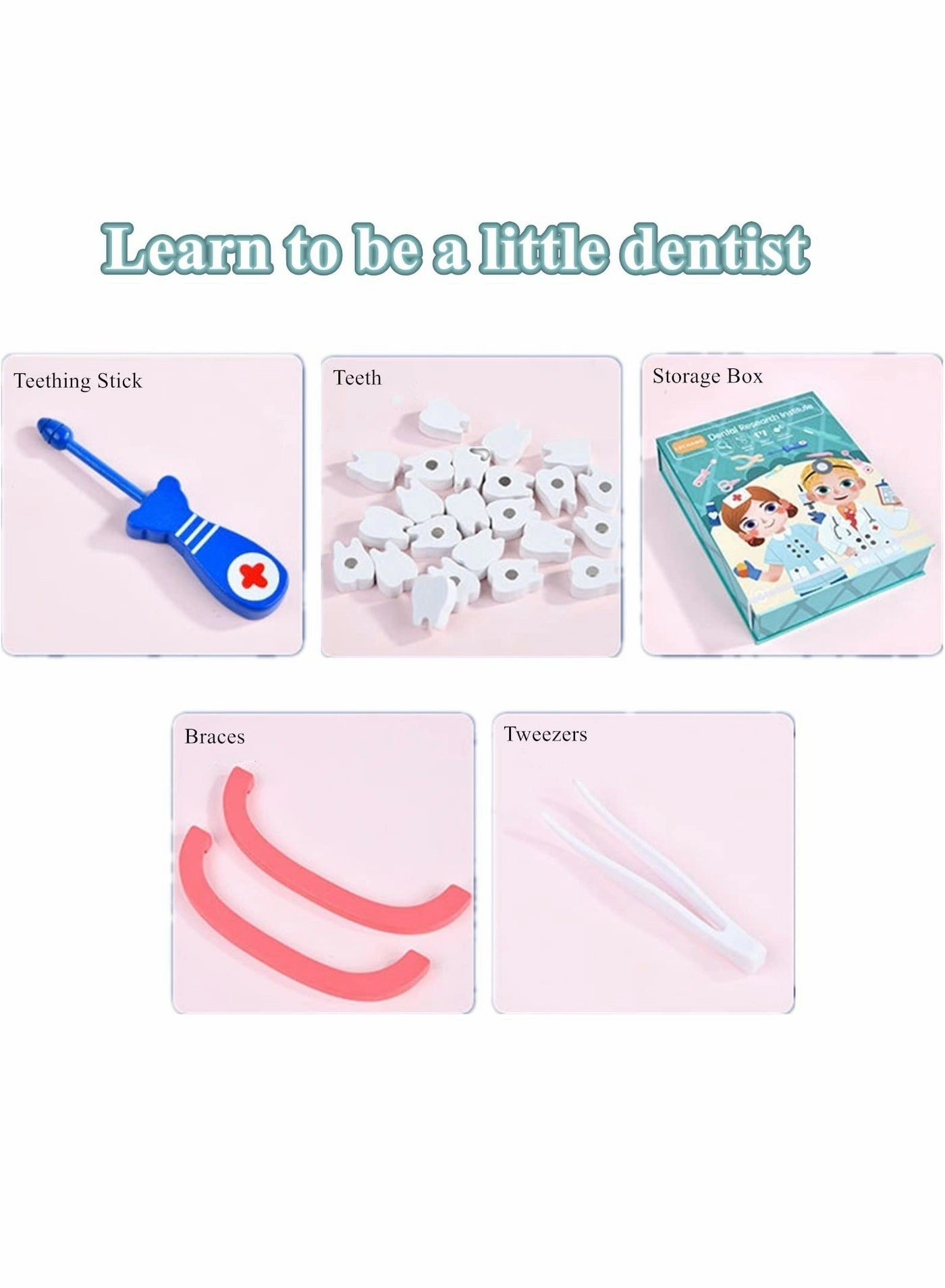 Wooden Doctor Kit - 23 pcs