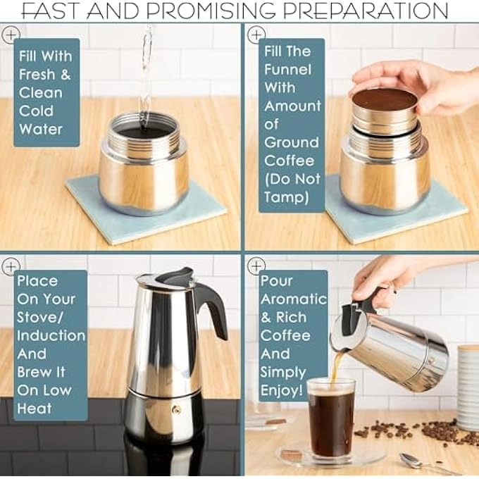Moka Pot - Stovetop Percolator