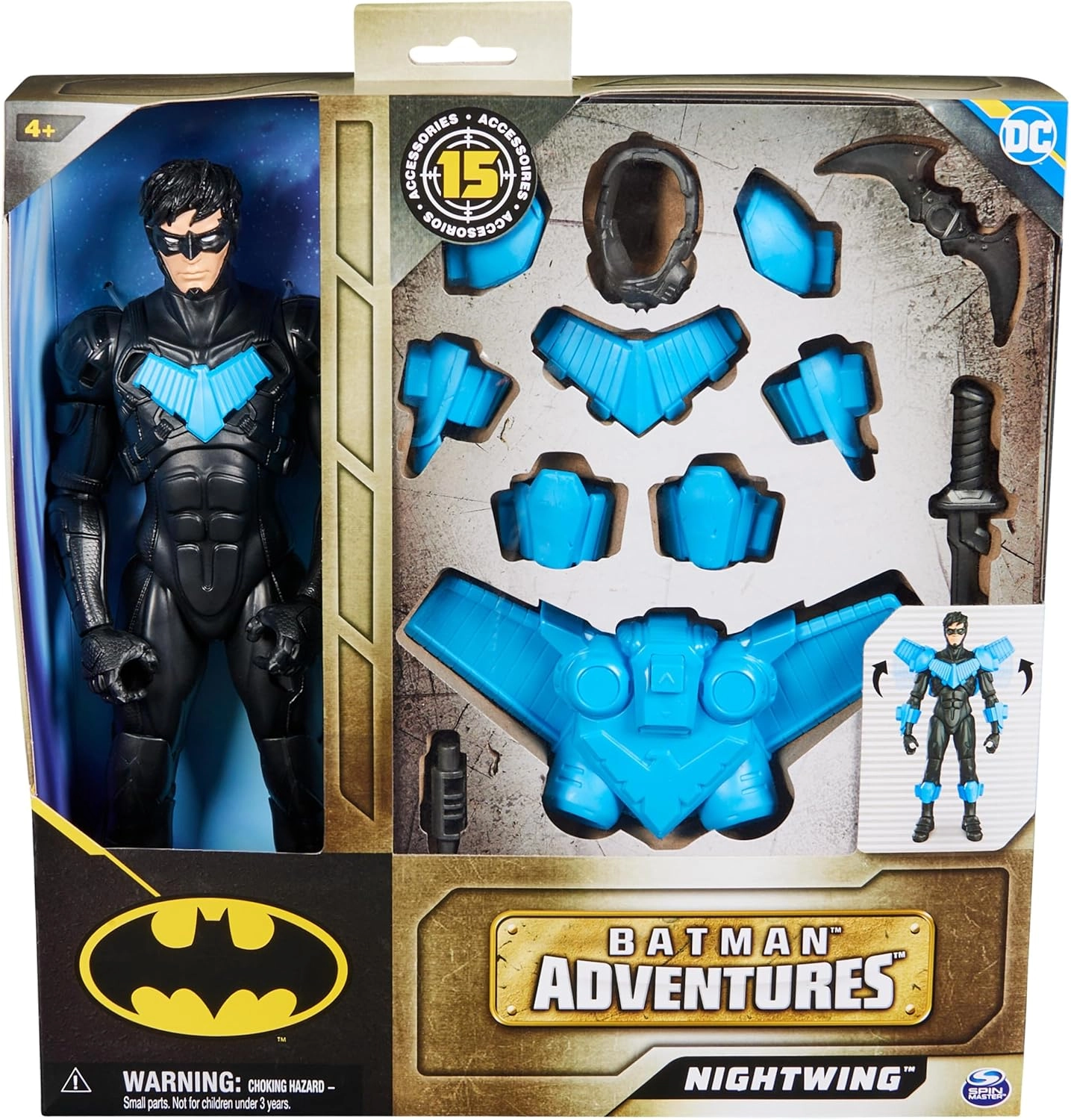 PLAY BOX TOYS TRADING Nightwing - Batman Adventures - 12in (30.48 cm) (0778988508541)