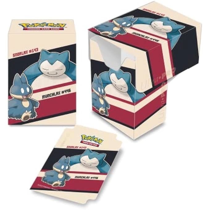 rayihni SNORLAX & MUNCHLAX FULL VIEW DECK BOX - 75 pcs