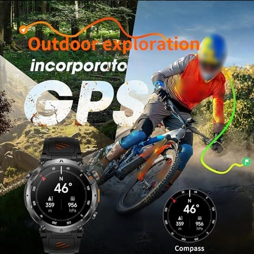 Fitness Tracker - 1.7 Inch Display 100 Sport Modes