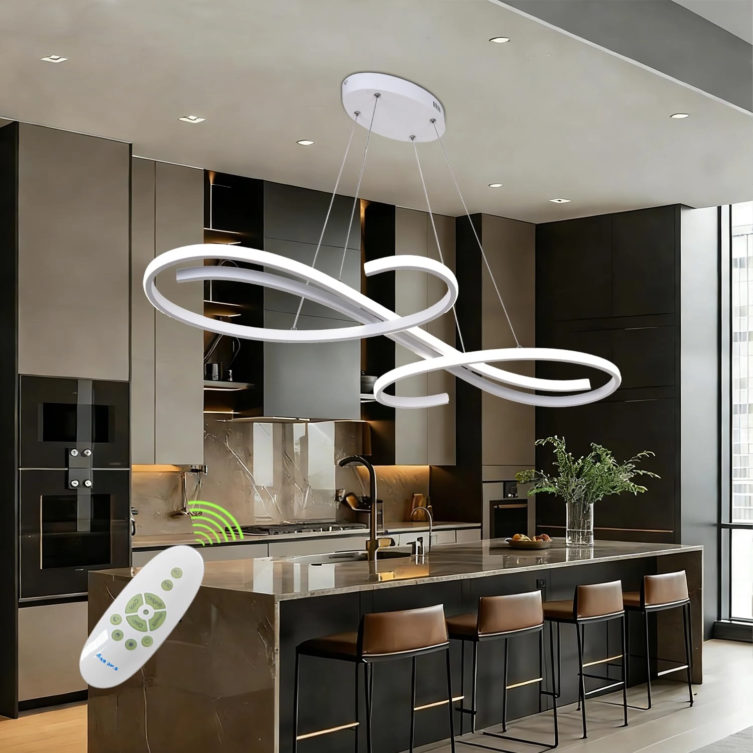 Light Fixture - 3000K 6500K Dimmable