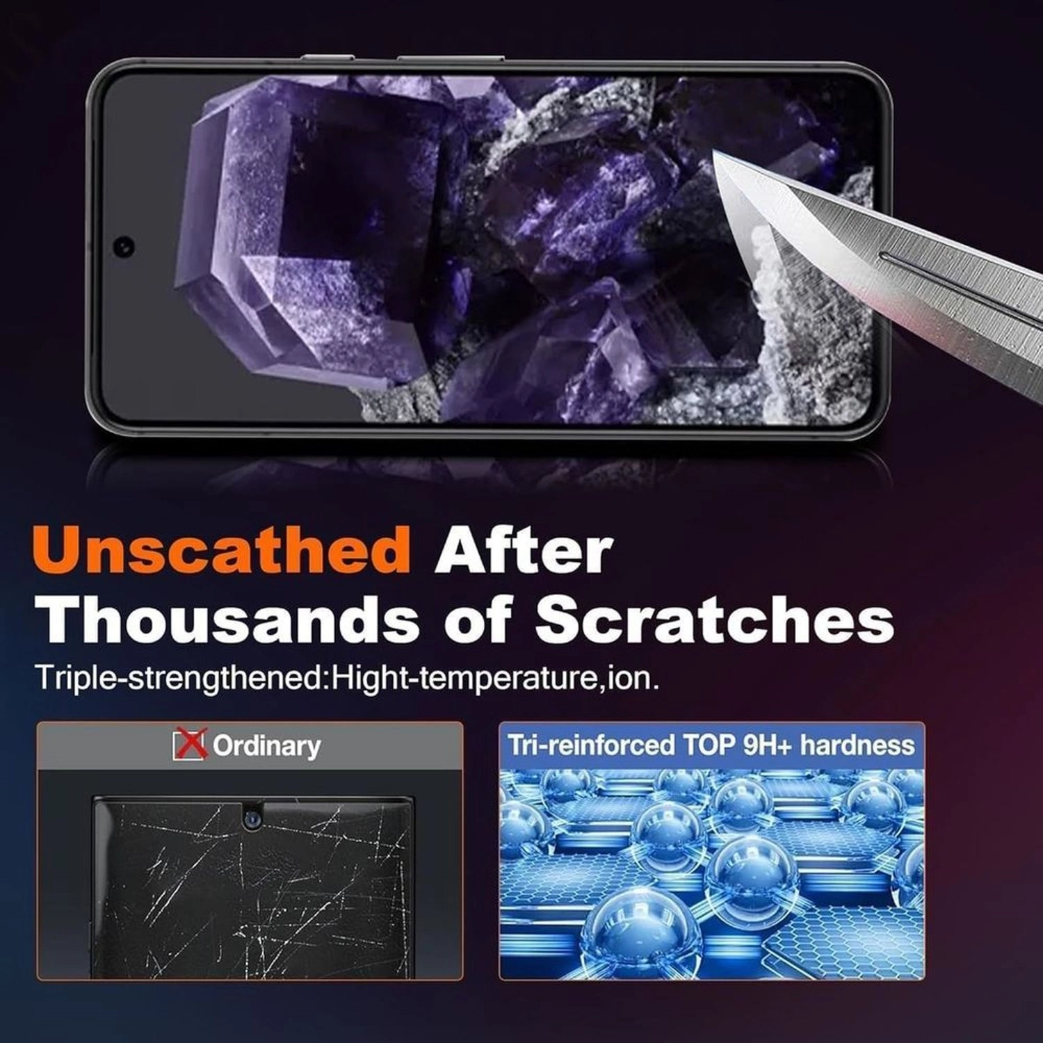 Clear Anti-Glare Screen Protector for Samsung Galaxy S24 FE