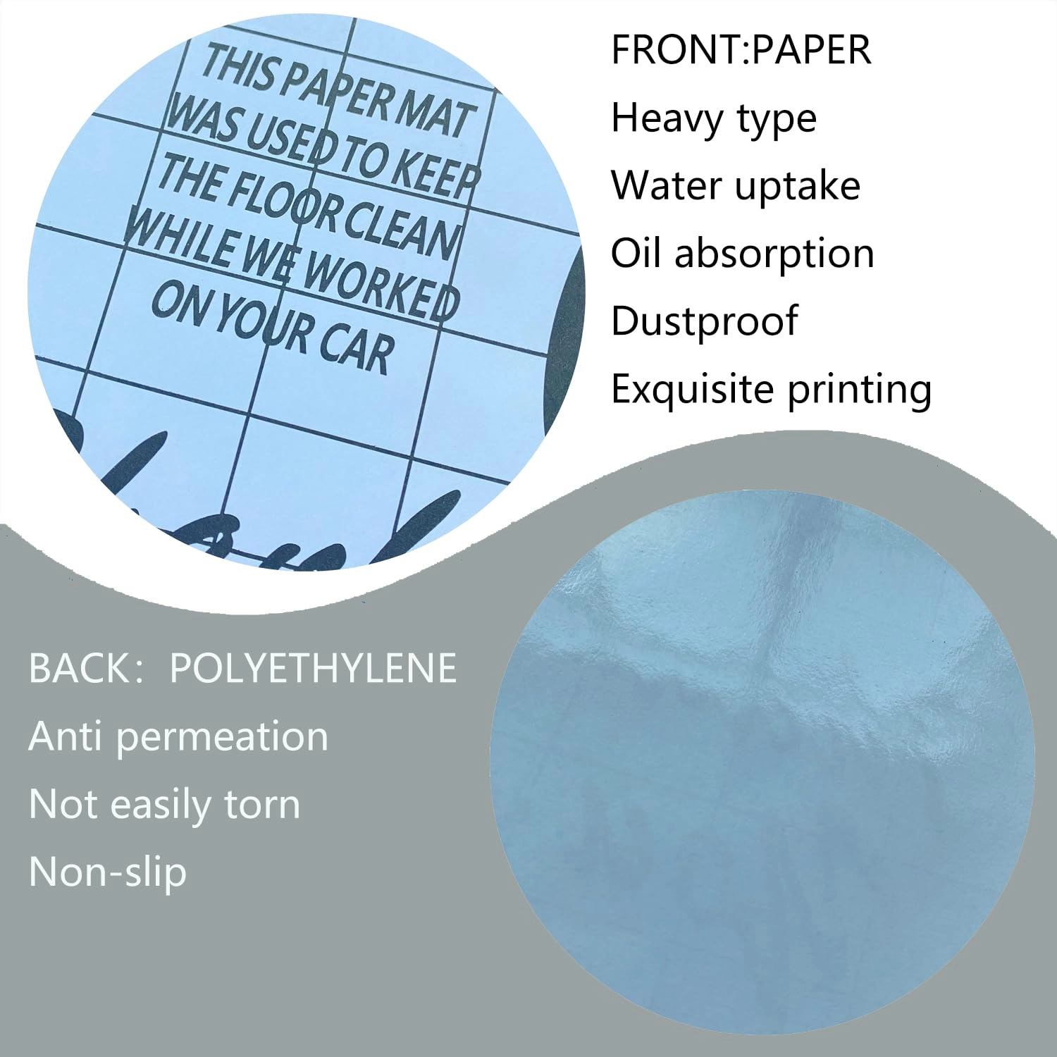 Car Paper Floor Mats