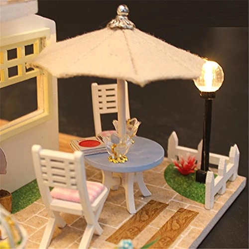 DIY Dollhouse Kit - 19x15x13cm Light Included