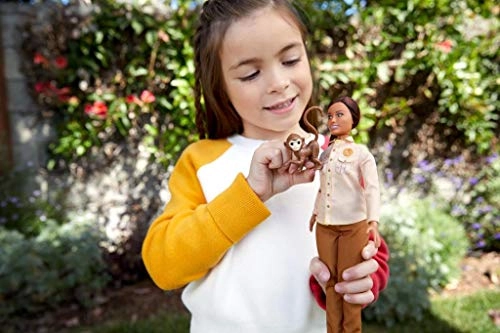 I CAN BE - NAT GEO DOLL ASST. - wildlife conservationist with monkey Ages 3+