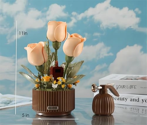 Electric Bouquet Building Kit - Building toy sets 255 pcs Anime, Architecture, Floral, Music